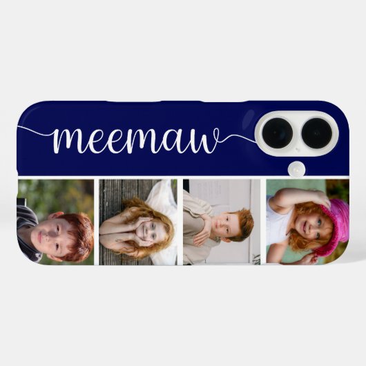 Meemaw 4 foto Case-Mate iPhone case (Achterkant (horizontaal))