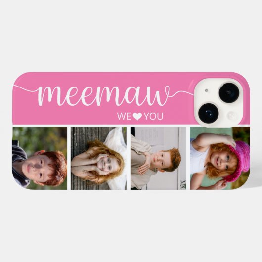 Meemaw 4 foto Case-Mate iPhone case (Achterkant (horizontaal))
