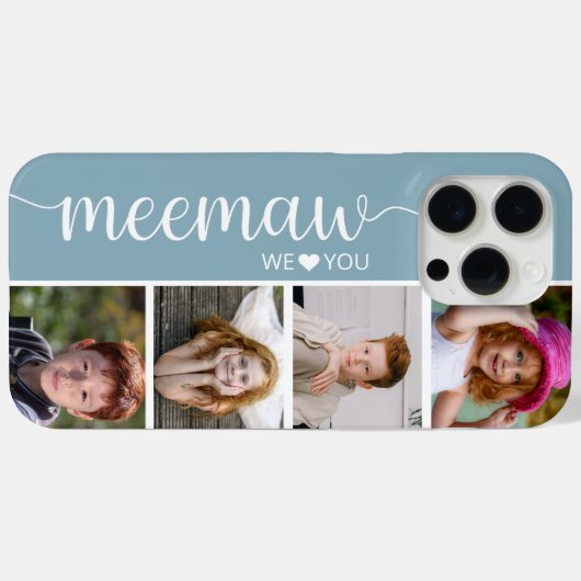 Meemaw 4 foto Case-Mate iPhone case (Achterkant (horizontaal))