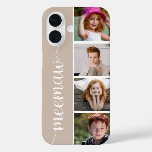 Meemaw 4 foto Case-Mate iPhone case (Achterkant)
