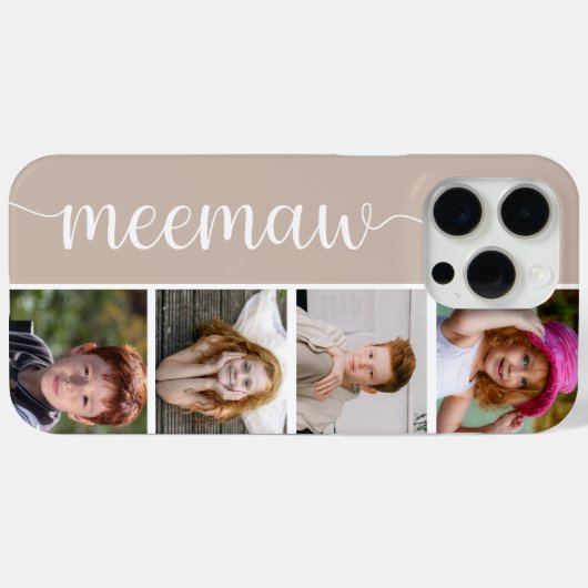 Meemaw 4 foto Case-Mate iPhone case (Achterkant (horizontaal))