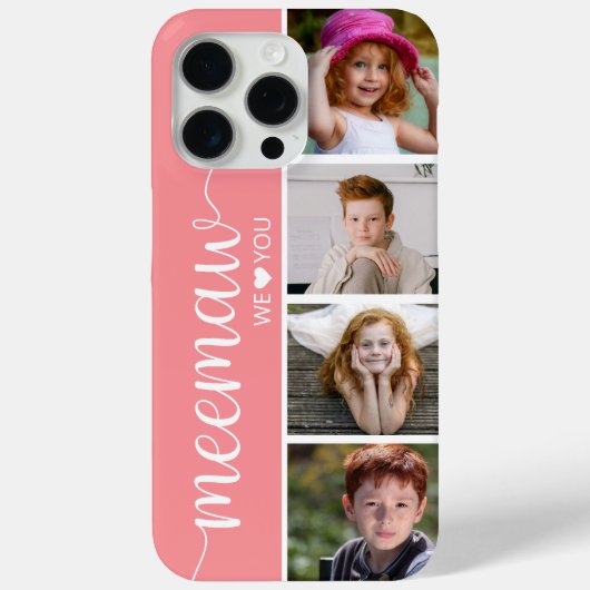 Meemaw 4 foto Case-Mate iPhone case (Achterkant)