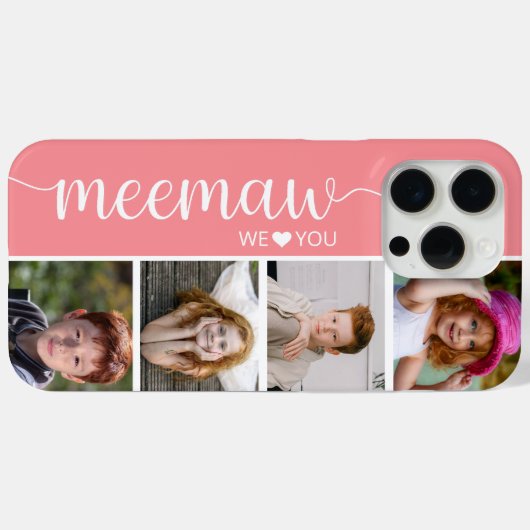 Meemaw 4 foto Case-Mate iPhone case (Achterkant (horizontaal))