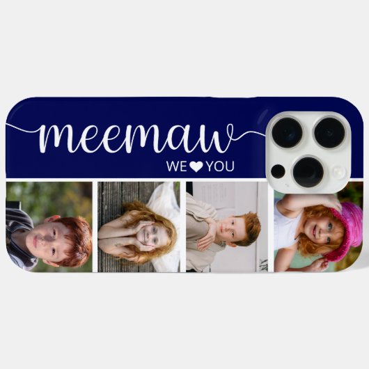 Meemaw 4 foto Case-Mate iPhone case (Achterkant (horizontaal))