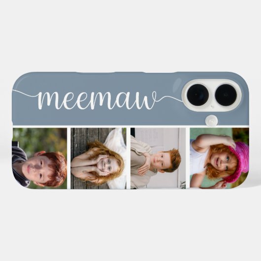 Meemaw 4 foto Case-Mate iPhone case (Achterkant (horizontaal))