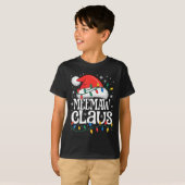 Meemaw Claus Funny Xmas Christmas Grandma Holiday  T-shirt (Voorkant volledig)