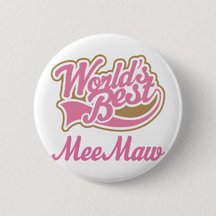 Meemaw Gift Pink Ronde Button 5,7 Cm