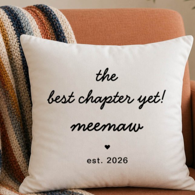 Meemaw Kussens Geschenk | Het Beste Hoofdstuk Tot  (Creator heeft geüpload)