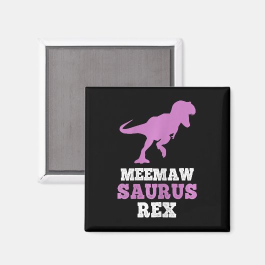 Meemaw-saurus Rex Dino Dinosaur Meemawsaurus Funny Magneet (Voorkant / Achterkant)