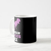 Meemaw-saurus Rex Dino Dinosaur Meemawsaurus Grapp Koffiemok (Voorkant links)
