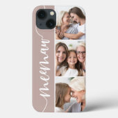 Meemaw Script Grandma Photo Collage Case-Mate iPhone Case (Achterkant)