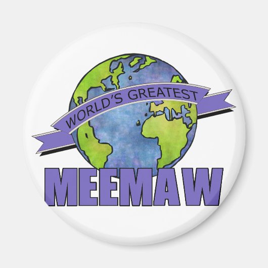 MeeMaw van de Wereld Magneet (Voorkant)