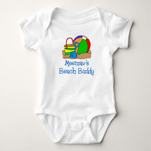 Meemaw's Beach Buddy Romper (Voorkant)