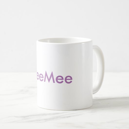"MeeMee" koffie-Mok Koffiemok (Voorkant rechts)