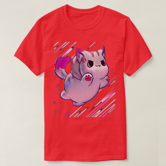 Meemeows Aphmau kat pluche TS shirt (Design voorkant)