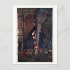 Meenakshi Temple in Madurai, Hiroshi Yoshida Briefkaart