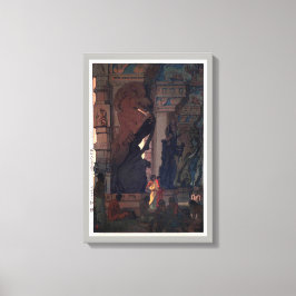 Meenakshi Temple in Madurai, Hiroshi Yoshida Canvas Afdruk