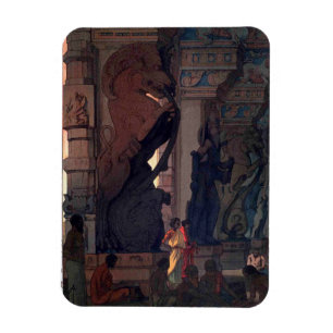 Meenakshi Temple in Madurai, Hiroshi Yoshida Magneet