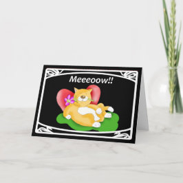 Meeooow!! ben mijn valentijn feestdagen kaart