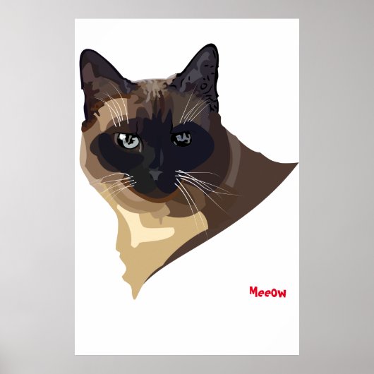 Meeow Katten Poster (Voorkant)