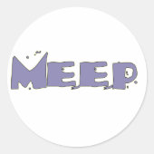 Meep Sticker (Voorkant)