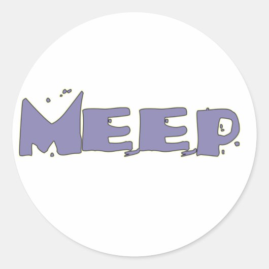 Meep Sticker (Voorkant)