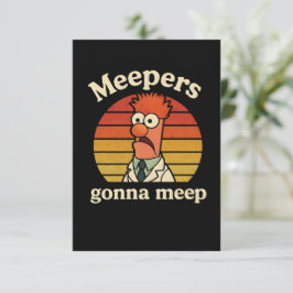 Meepers  gonna meep bedankkaart