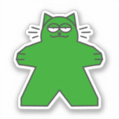 Meeple Cat Sticker (Voorkant)
