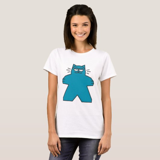 Meeple Cat Women's T-Shirt (Voorkant volledig)