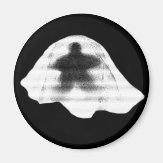 Meeple Ghost Magnet (Voorkant)
