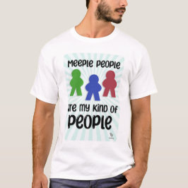 Meeple People Fun Board Game Night Slogan T-shirt