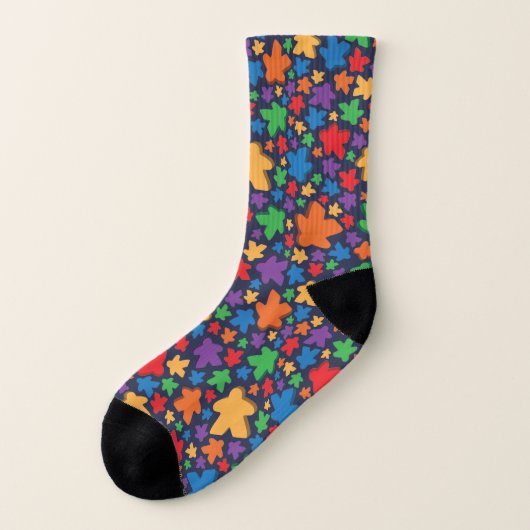 Meeple Print Socks Sokken (Links - buitenkant)