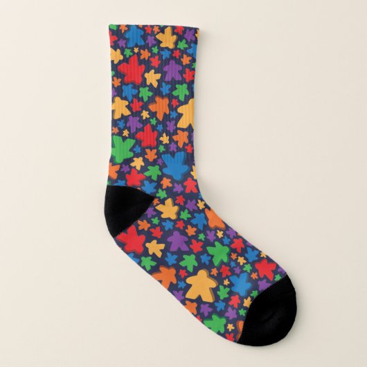 Meeple Print Socks Sokken (Rechts - buiten)