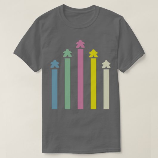 Meeple-raketten T-shirt (Design voorkant)