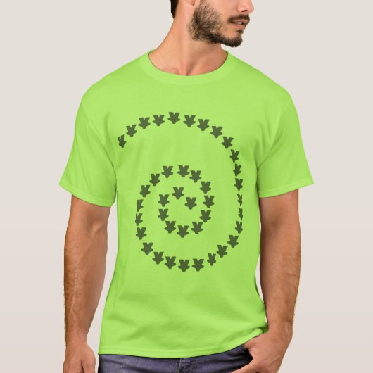 Meeple Spiral - Basic T-shirt (Voorkant)
