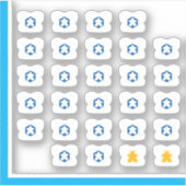 Meeple T-shirt Stickers - Band game Guy (Voorkant)