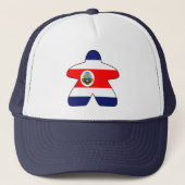 Meeple Ticos (Costa Rica) Hoed Trucker Pet (Voorkant)
