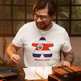 Meeple Ticos (Costa Rica) Mannen Shirt