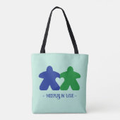 Meeples in Liefde, Blauw & Groen Tas (Achterkant)