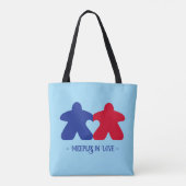 Meeples in Liefde, Blauw & Rood Tas (Achterkant)
