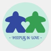 Meeples in Liefde, Blauwe & Groene Stickers (Voorkant)