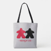 Meeples in Liefde, Rood & Zwart Tas (Achterkant)