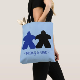 Meeples in Love, Blauw & Zwart Tas