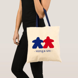 Meeples in Love, Blue & Red Basic Tas