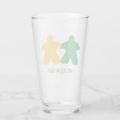 Meeples in Love, Groene & Gele Tumbler (Achterkant)