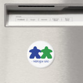 Meeples Verliefd, Blauwe & Groene Magneet (Insitu (Vaatwasser))