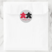 Meeples Verliefd, Rood & Blau Stickers (Tas)