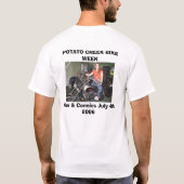 meer 322, POTATO CREEKBIKE WEEK JULI, 4 JULI 20 T-shirt (Achterkant)