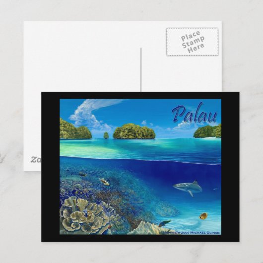 Meer 3 door Michael Glinski Briefkaart (Voorkant / Achterkant)