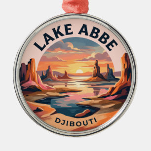 Meer Abbe Djibouti Metalen Ornament